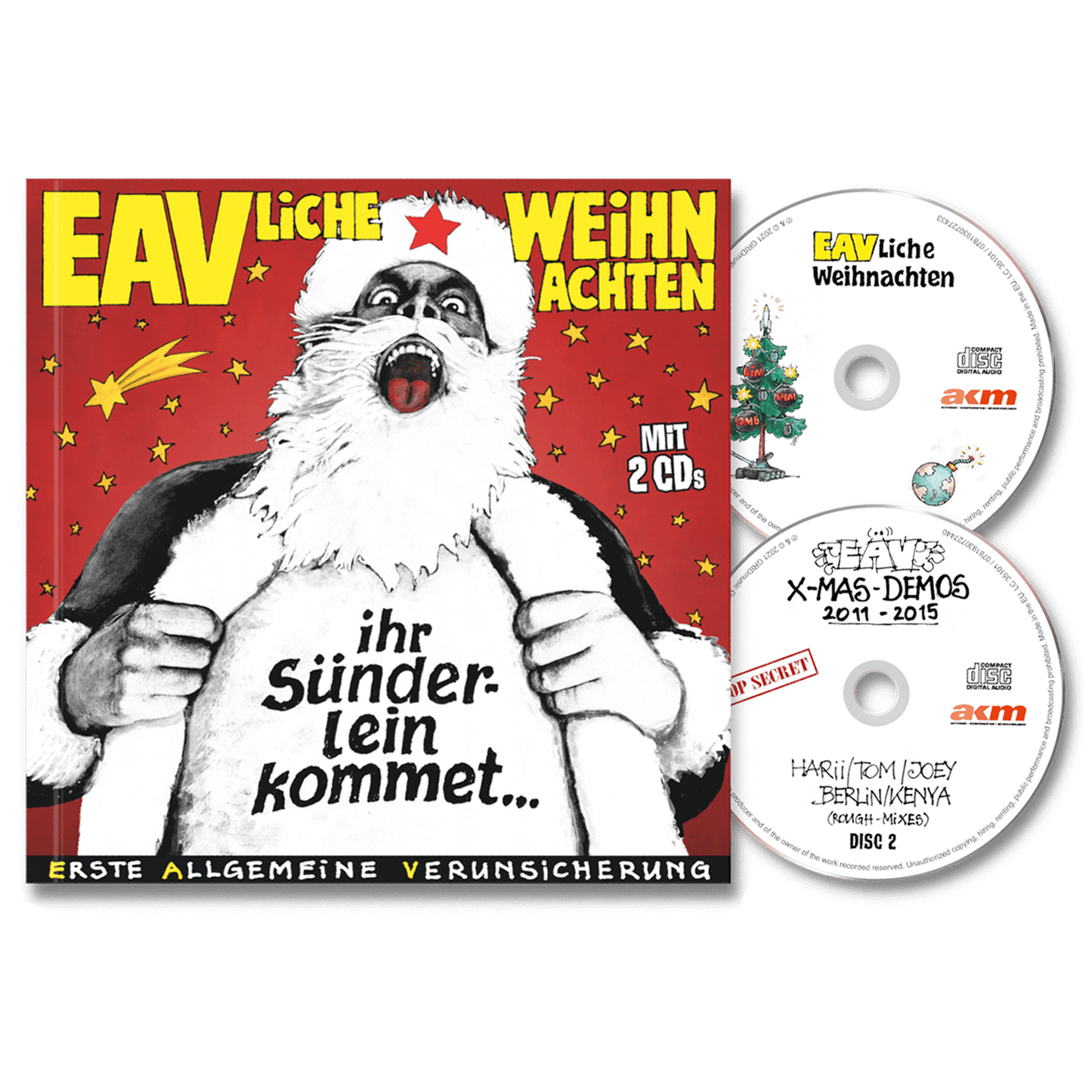 'EAVliche Weihnachten – Ihr Sünderlein kommet‘ Deluxe Paket (Buch & 2 CD)