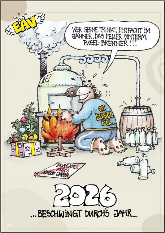 2026 Wandkalender Beschwingt durchs Jahr